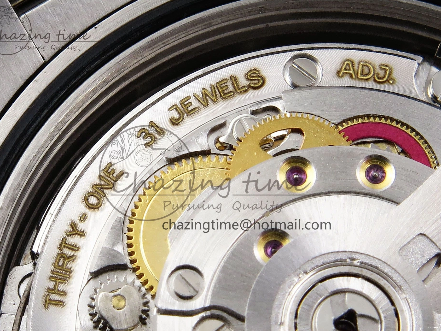 Weight) DayDate Ice JDF Steel 40 904L on SS VR3255 Bracelet Textured Blue President V3 (Gain Dial 0114